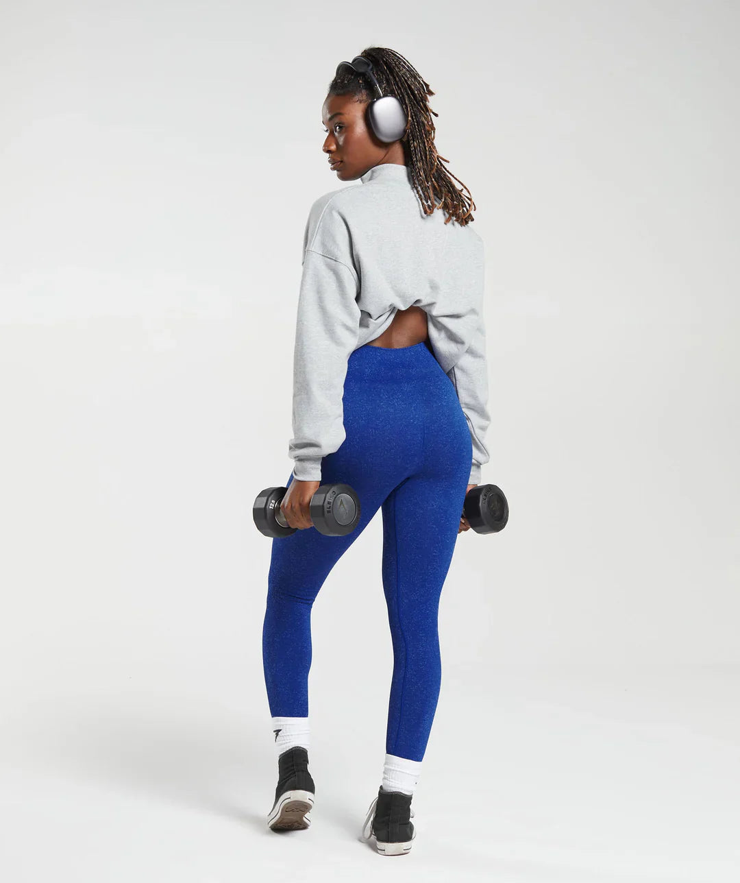 Adapt Fleck Seamless Leggings Cobalt Blue/Iris Blue