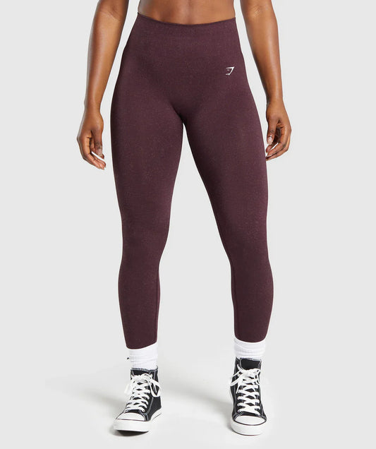 Adapt Fleck Seamless Leggings Depth Purple/ Steel Purple