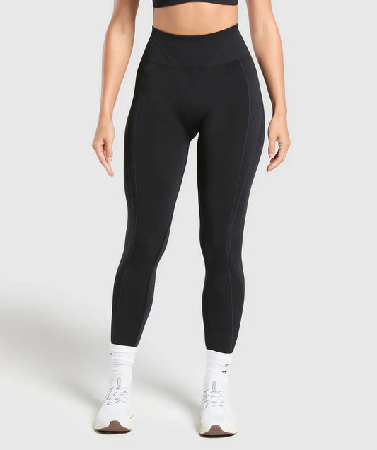 Apex Contrast Leggings Black/Brushed Grey