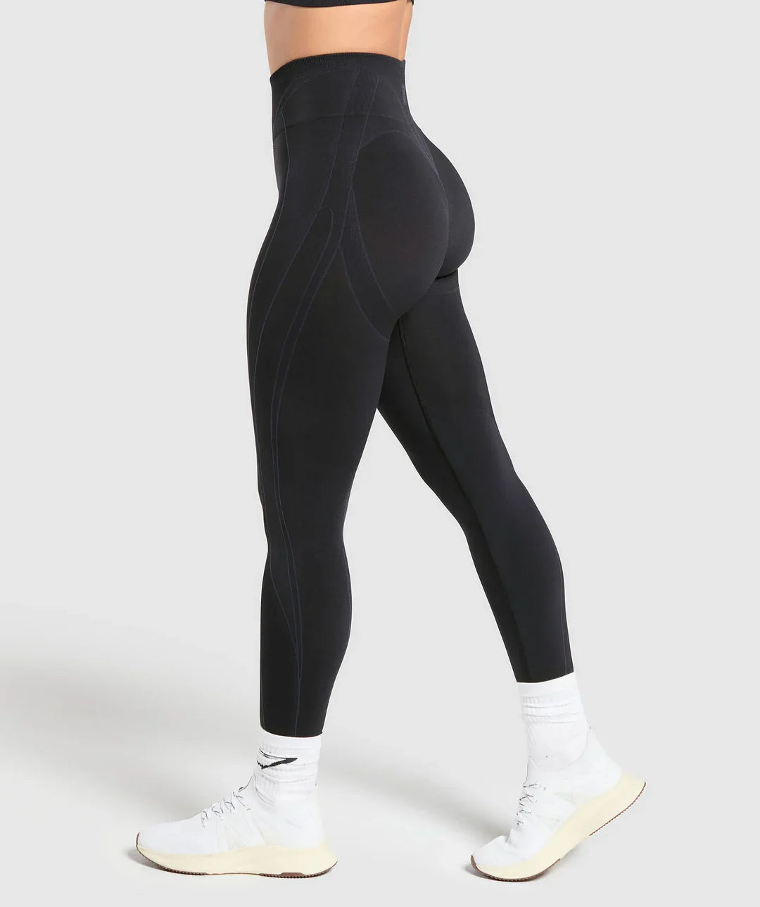 Apex Contrast Leggings Black/Brushed Grey