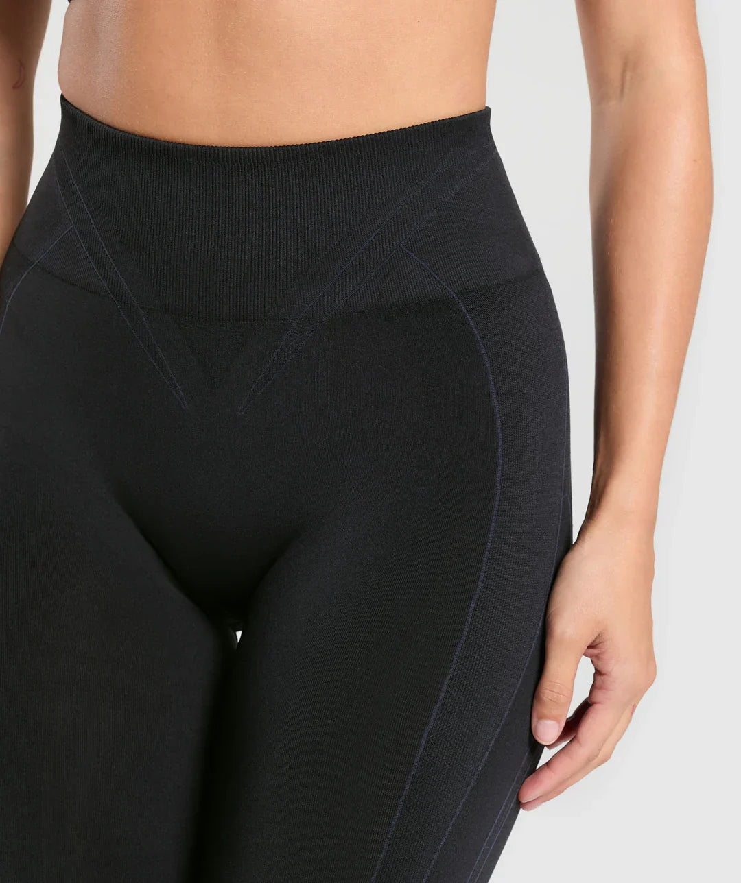 Apex Contrast Leggings Black/Brushed Grey