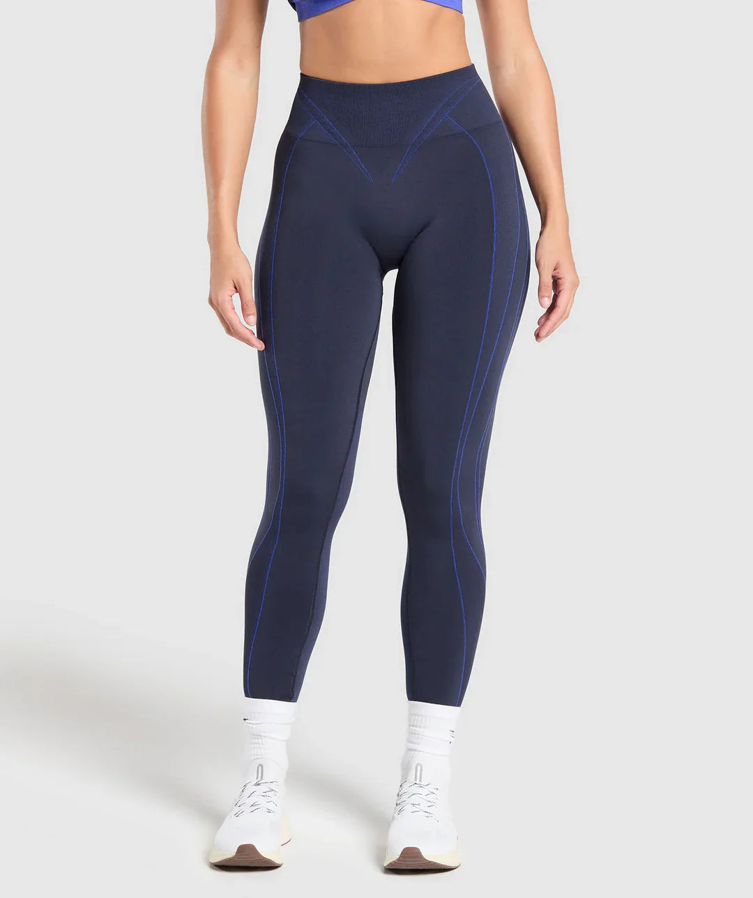 Apex Contrast Leggings Heavy Blue/Force Blue