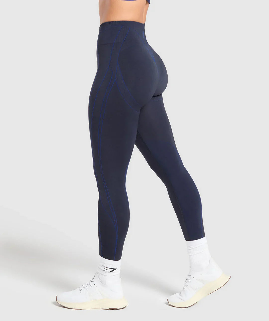 Apex Contrast Leggings Heavy Blue/Force Blue