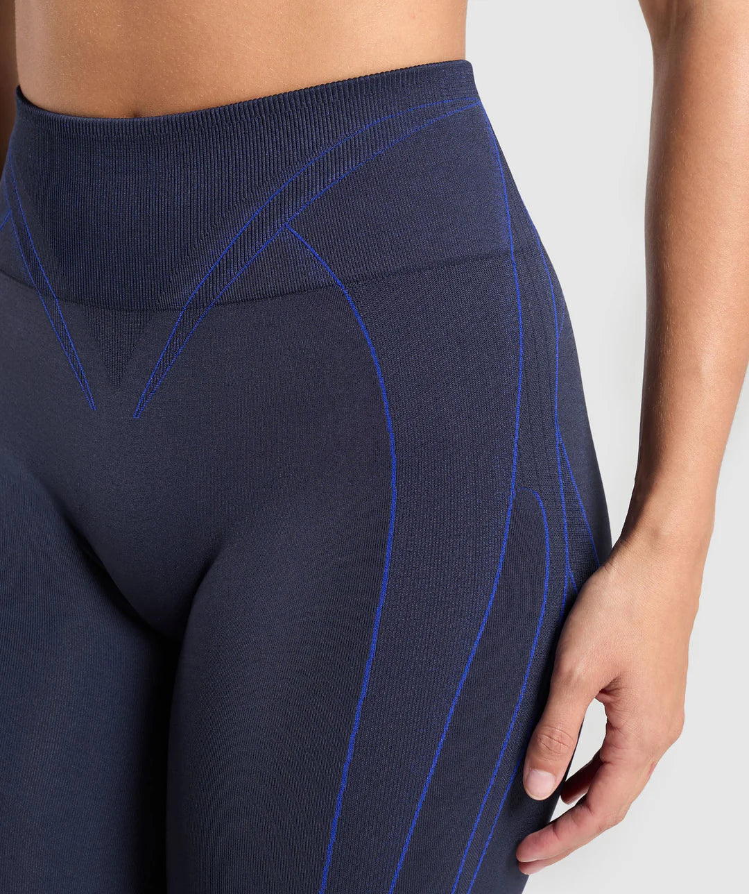 Apex Contrast Leggings Heavy Blue/Force Blue