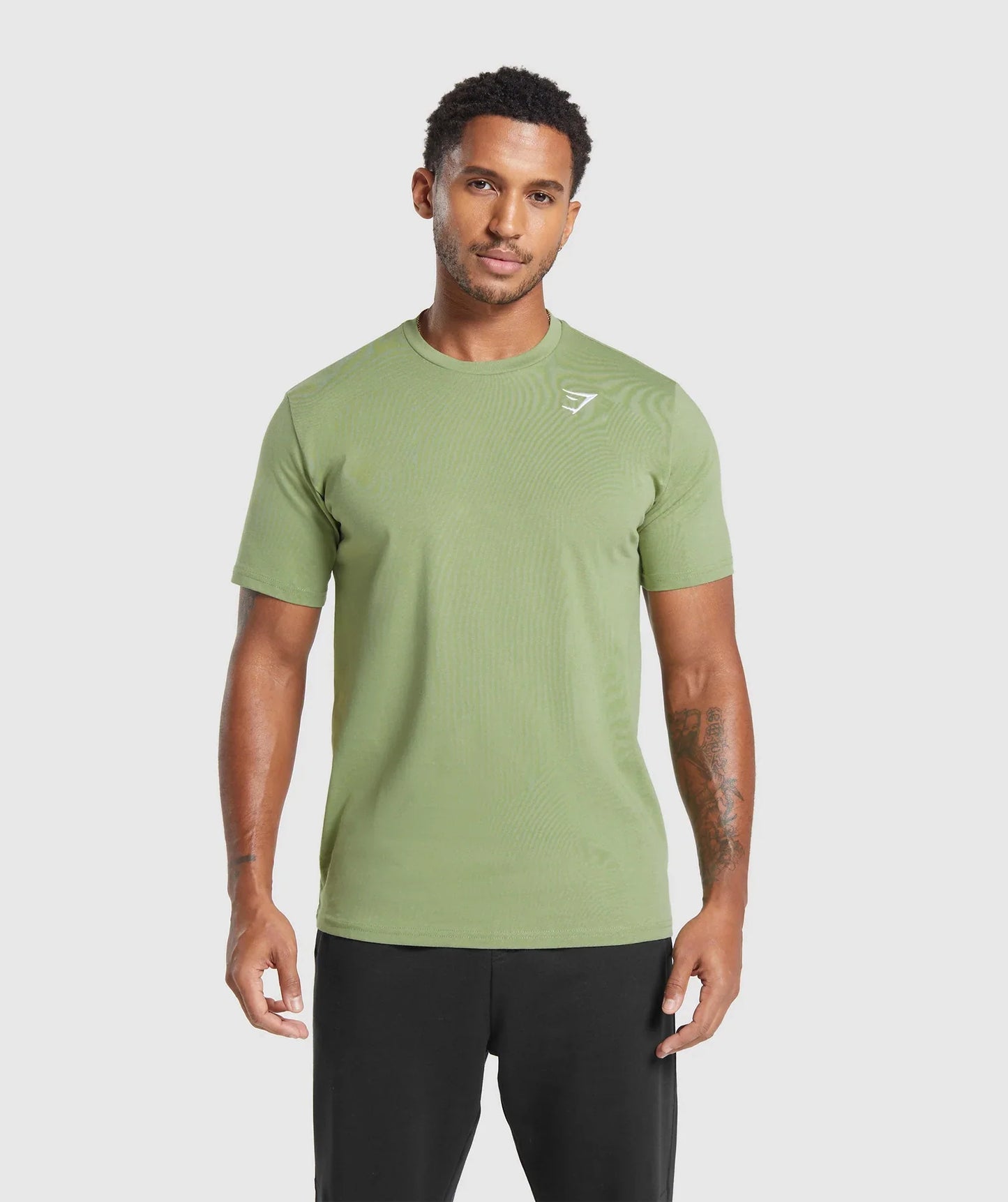 Crest T-Shirt - Natural Sage Green