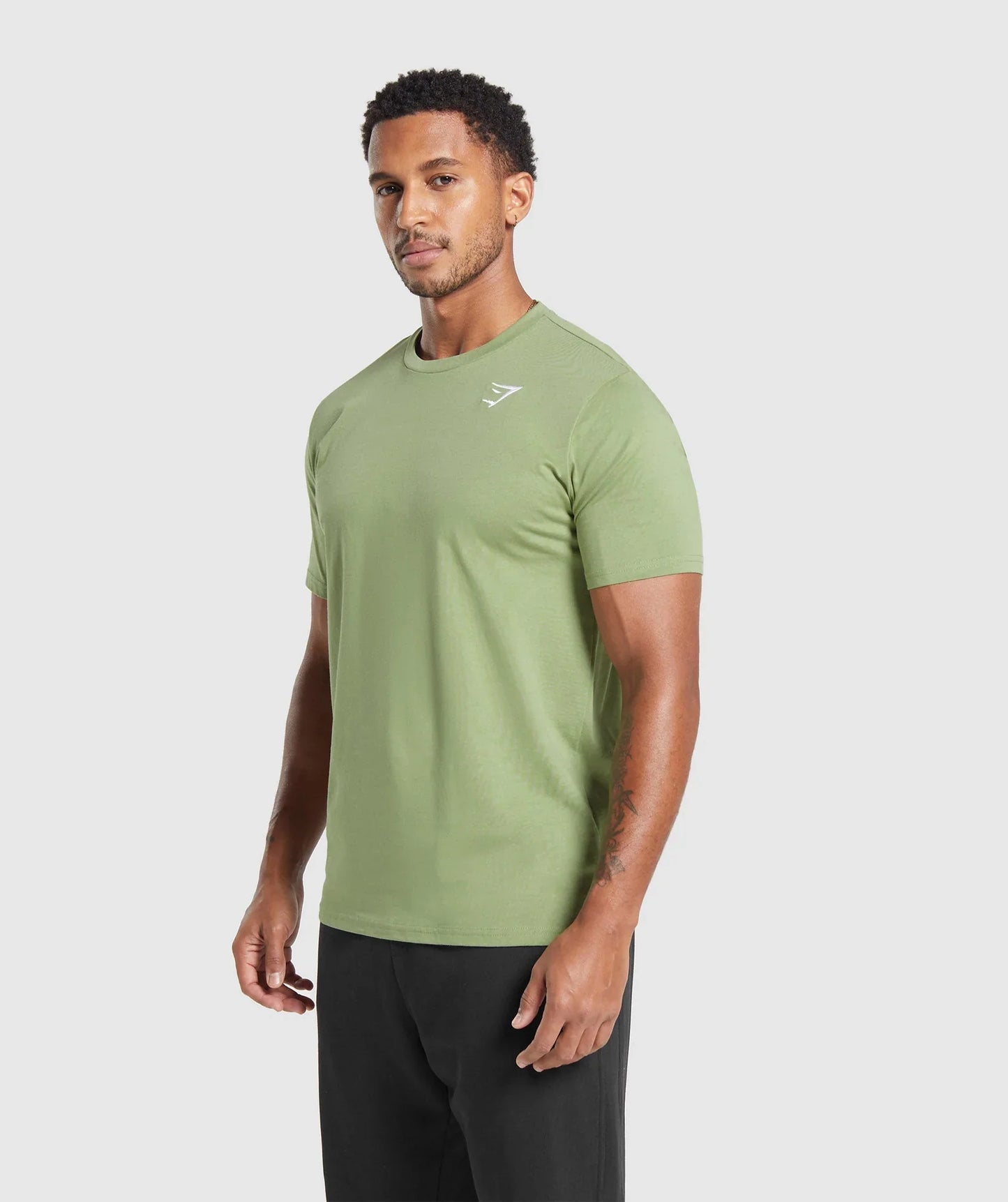 Crest T-Shirt - Natural Sage Green