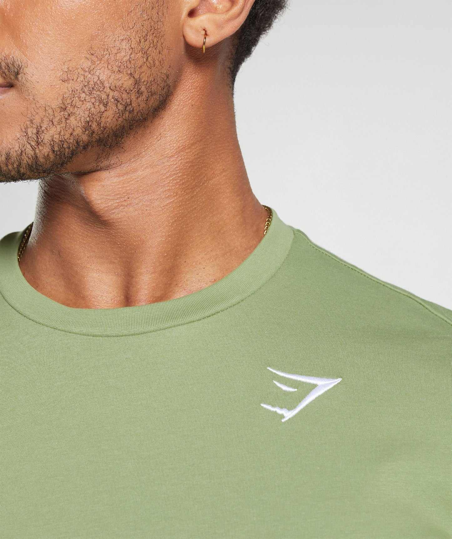 Crest T-Shirt - Natural Sage Green