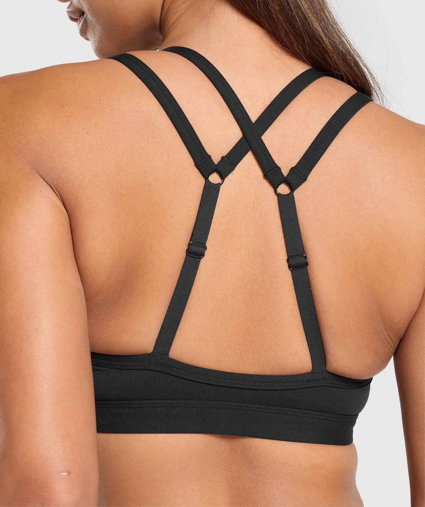 Double Up Sports Bra - Black