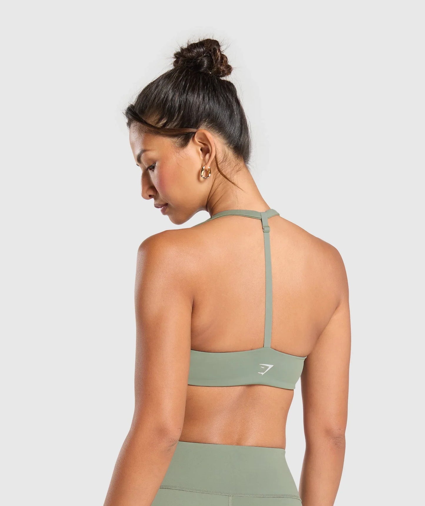 Elevate Tattoo Graphic Sports Bra - Unit Green