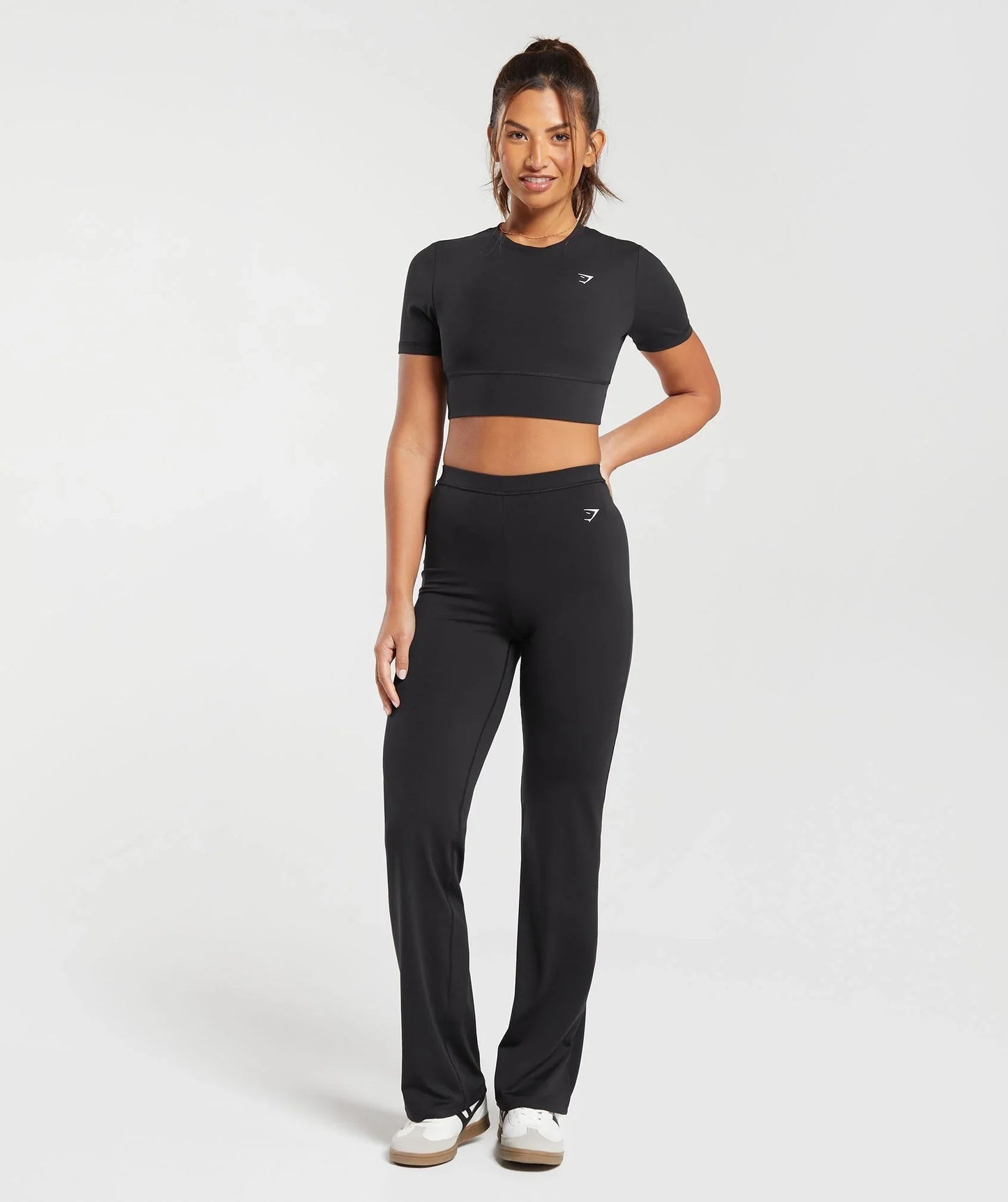 Everyday Regular Flared Leggings - Black