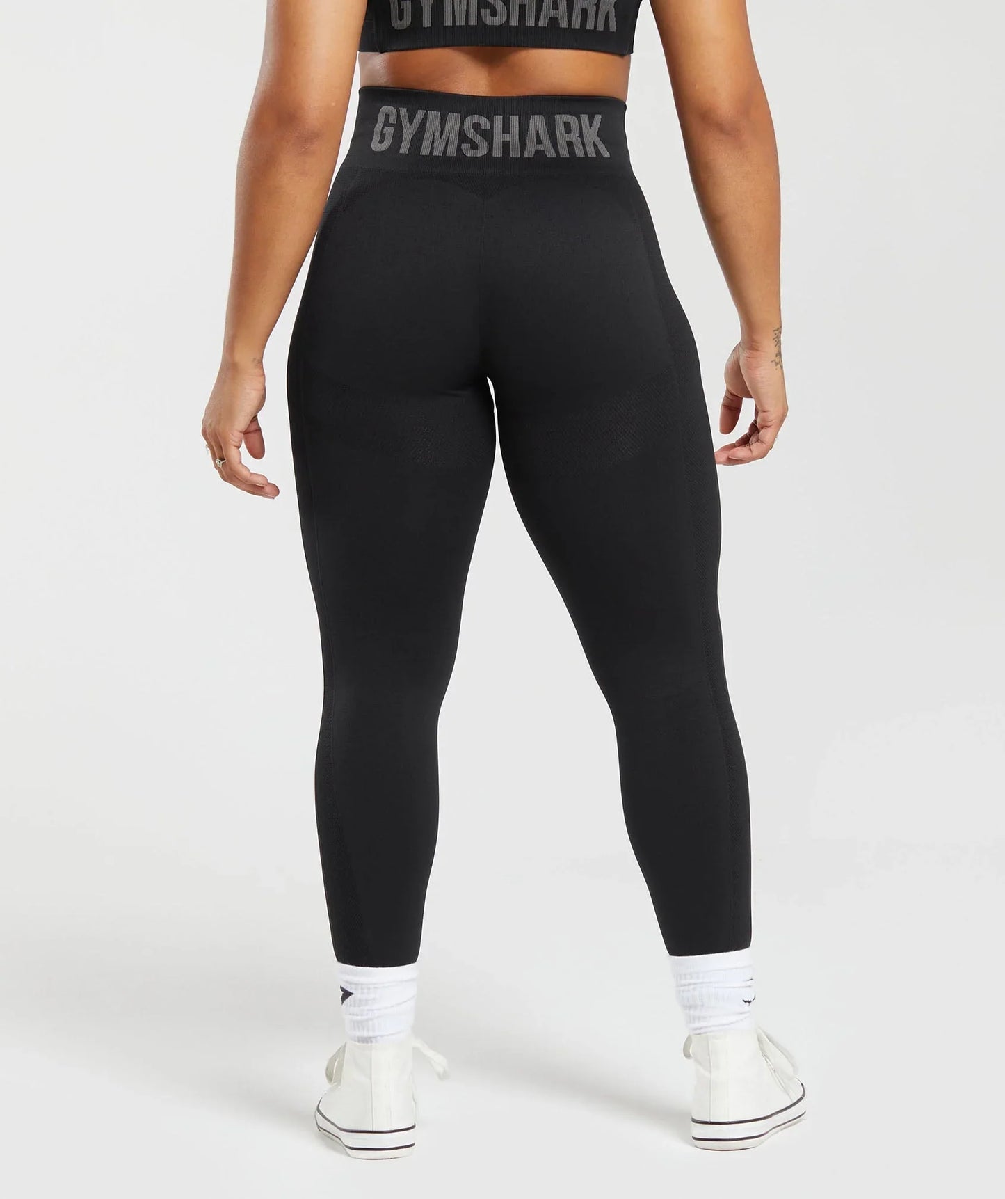 Flex High Waisted Leggings - Black