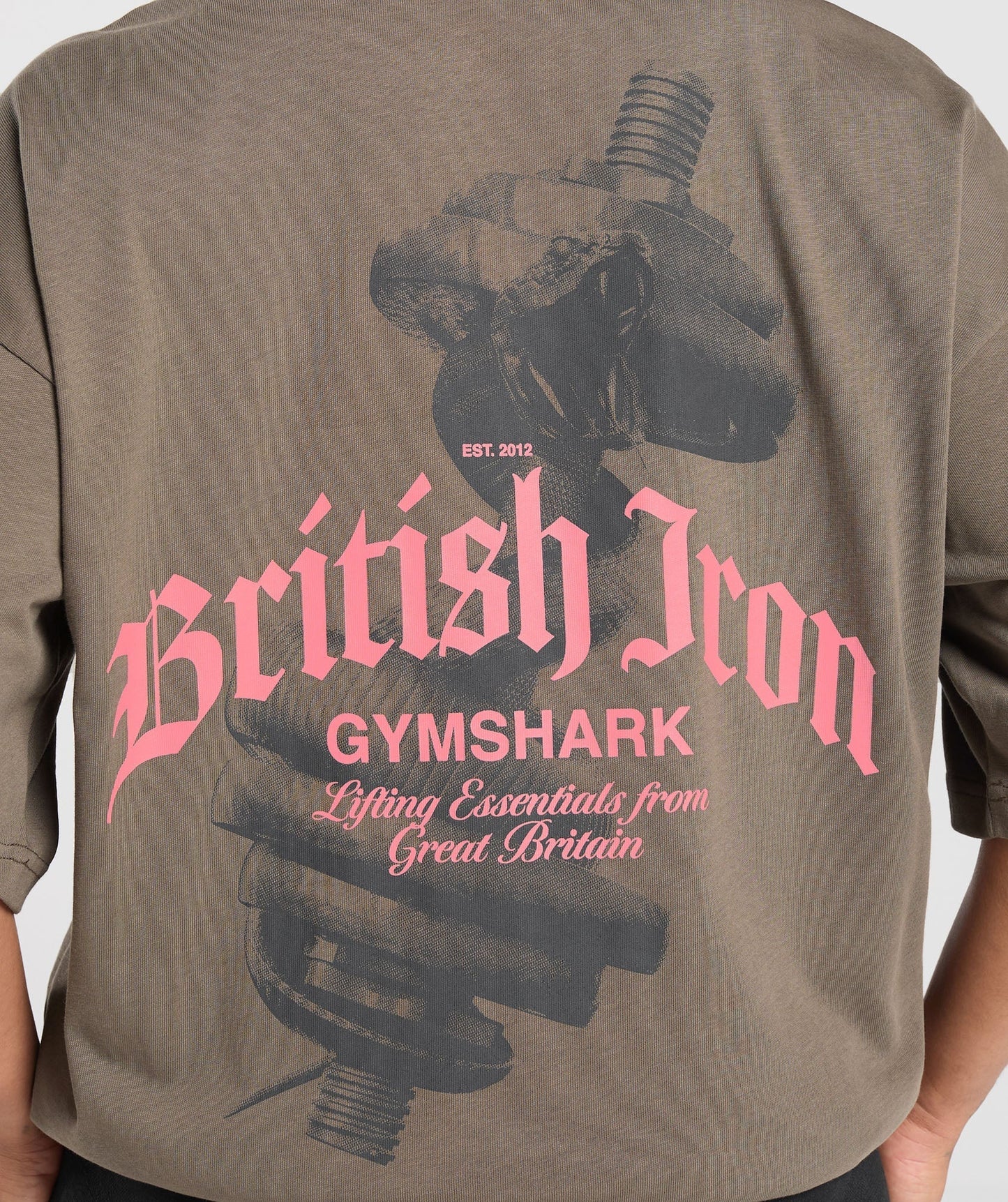 British Iron Heavyweight T-Shirt - Camo Brown