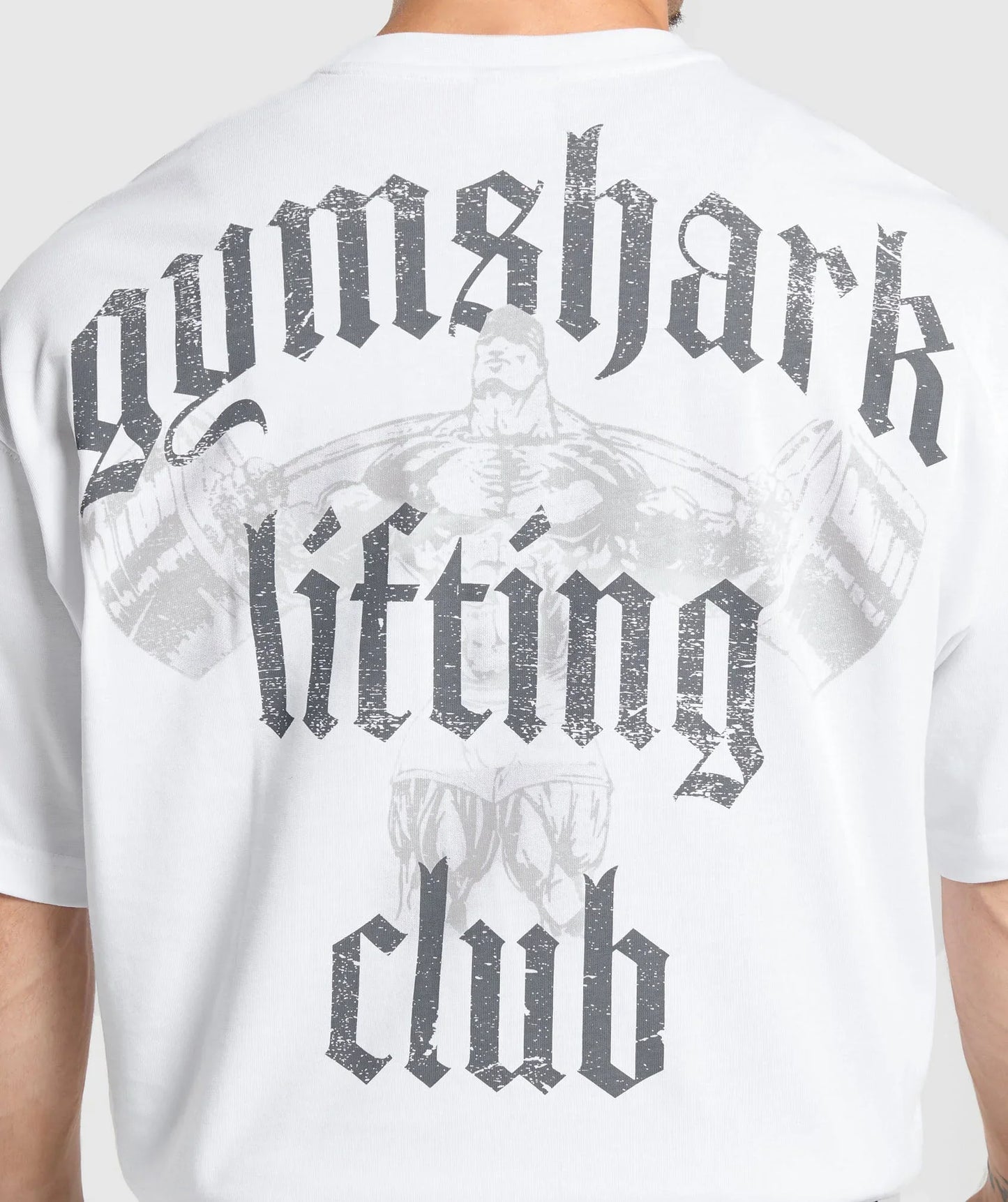 Lifting Club T-Shirt - White/Pitch Grey