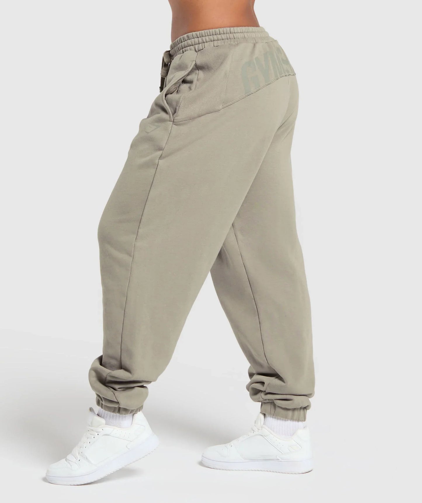 Power Washed Joggers - Linen Brown