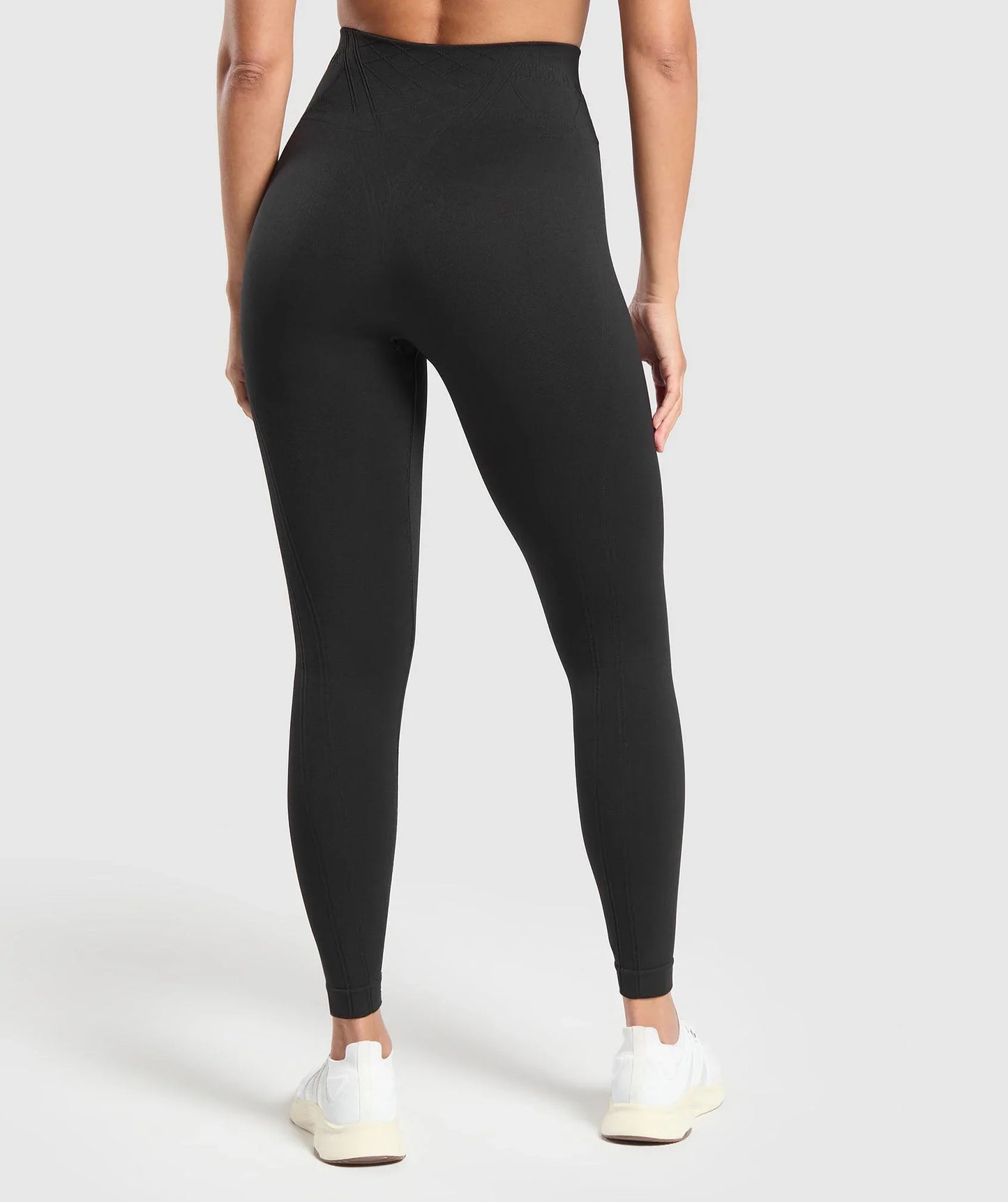 Corset Seamless Leggings - Black