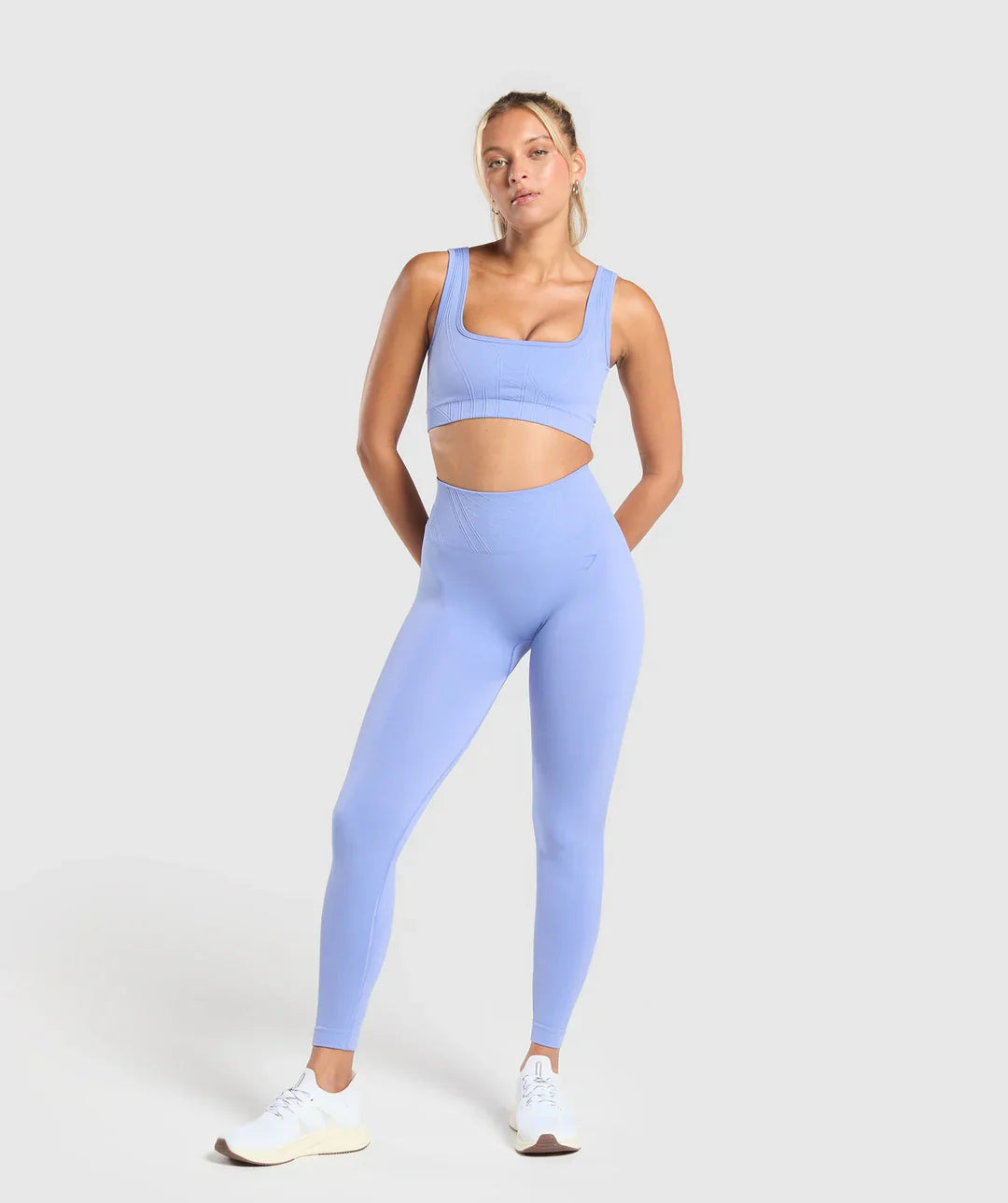 Corset Seamless Leggings Lift Blue