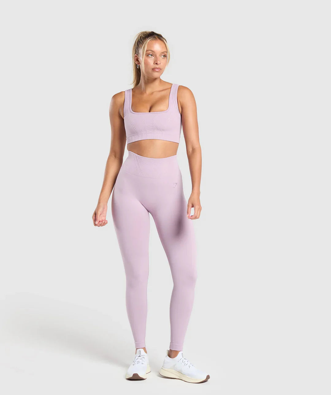 Corset Seamless Leggings Warm Lilac