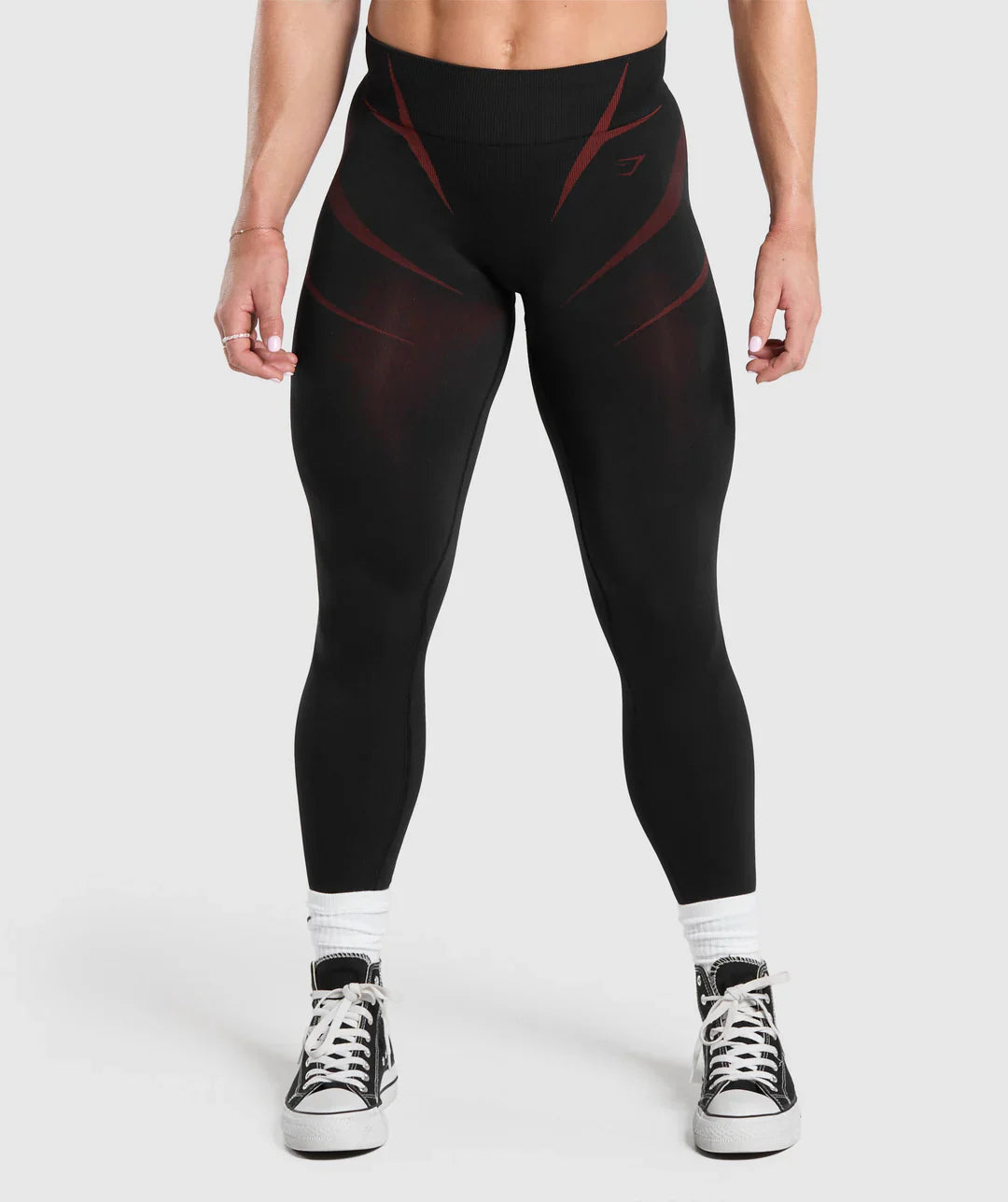 Apex Lift Seamless Leggings Black/Reps Red