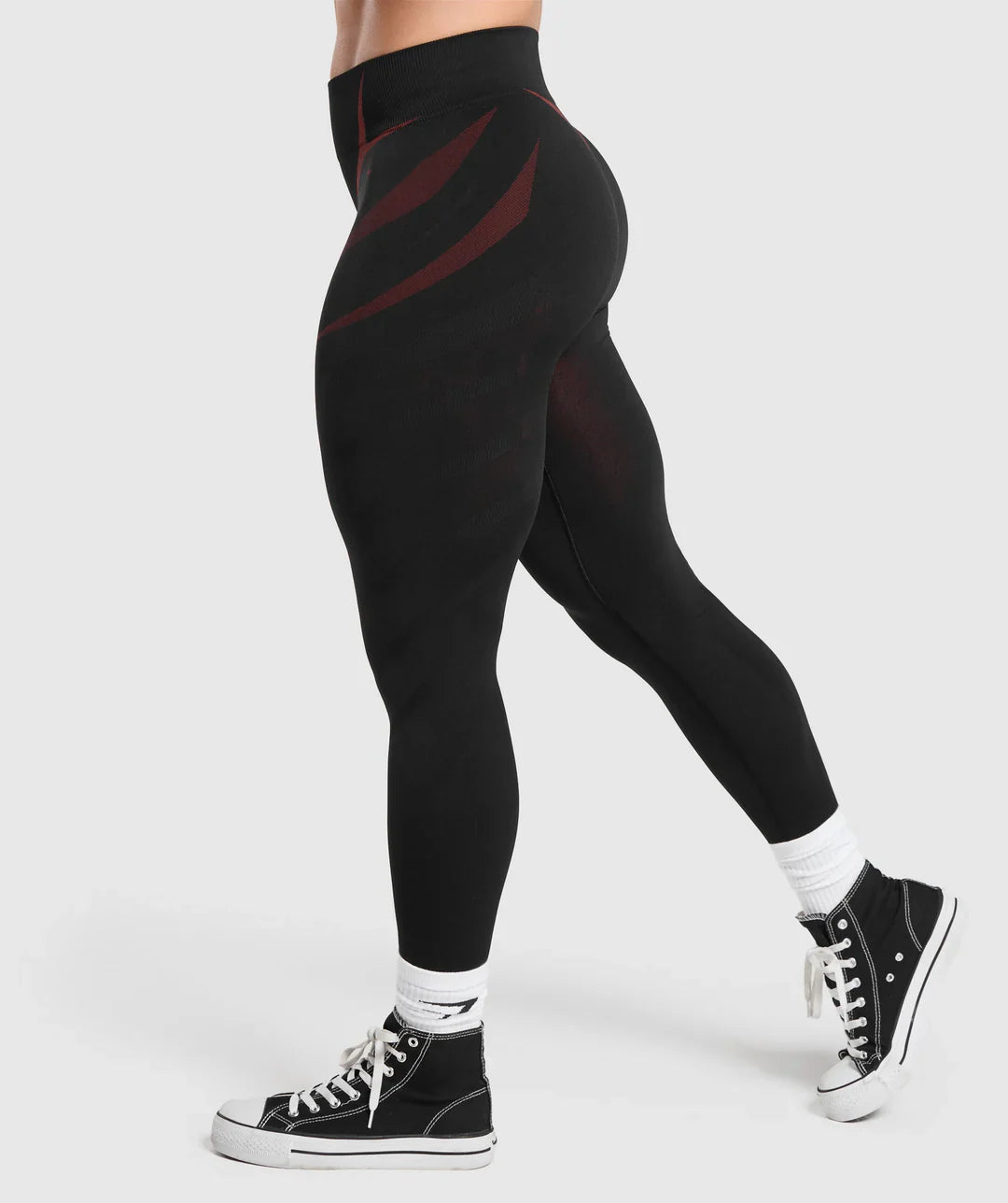 Apex Lift Seamless Leggings Black/Reps Red