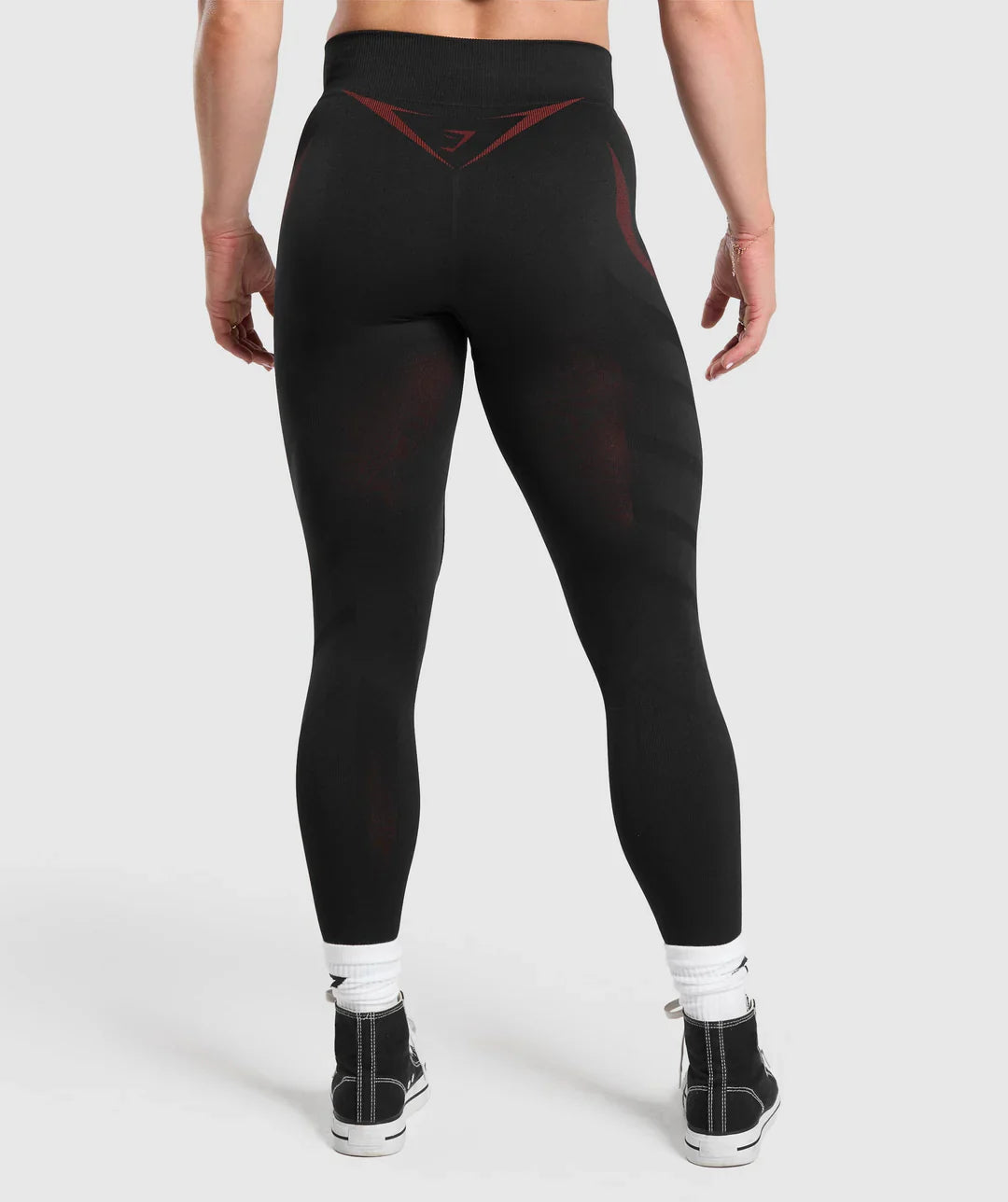 Apex Lift Seamless Leggings Black/Reps Red