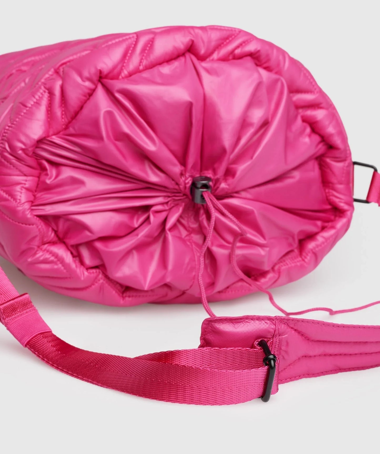 Quilted Yoga Tote - Bold Magenta