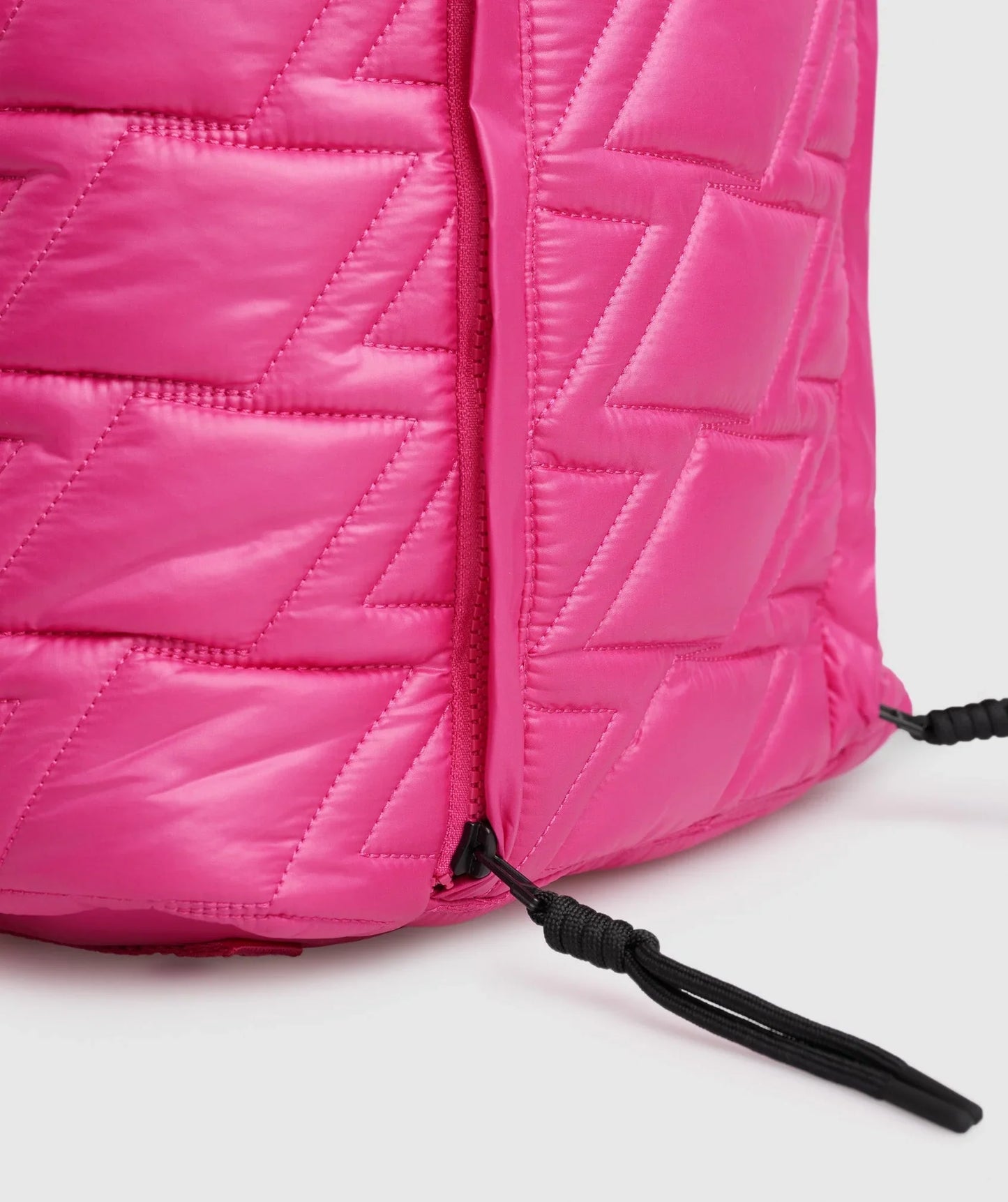 Quilted Yoga Tote - Bold Magenta