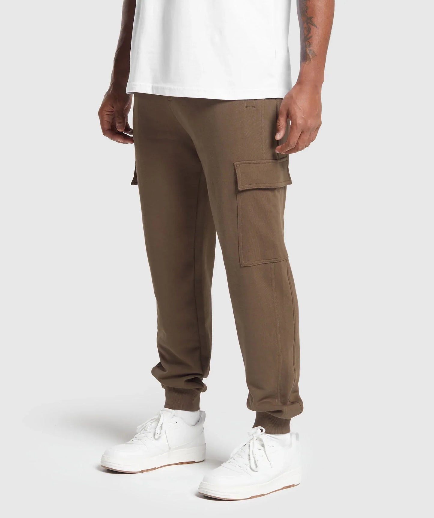 Rest Day Essentials Cargo Joggers - Penny Brown