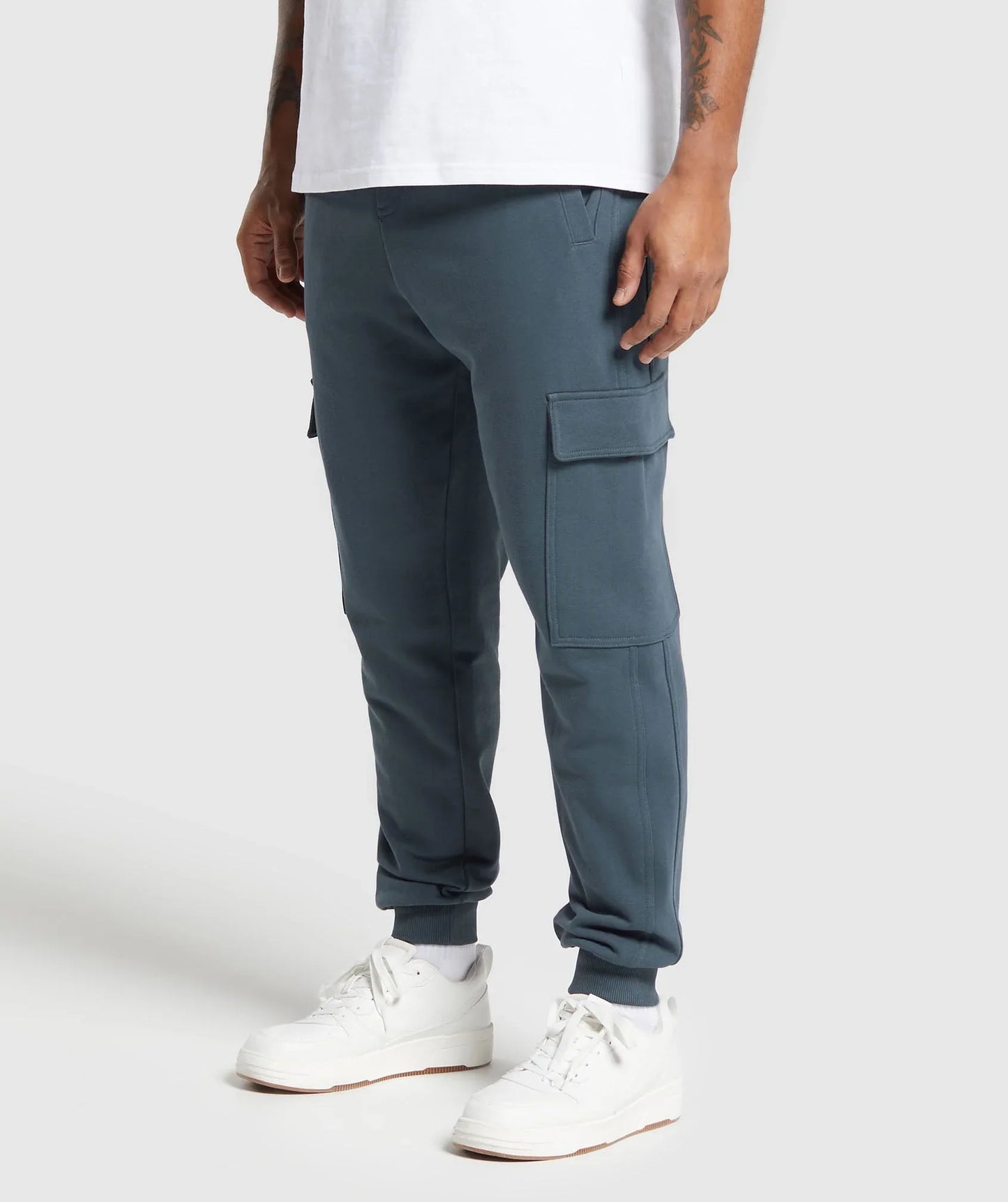 Rest Day Essentials Cargo Joggers - Titanium Blue