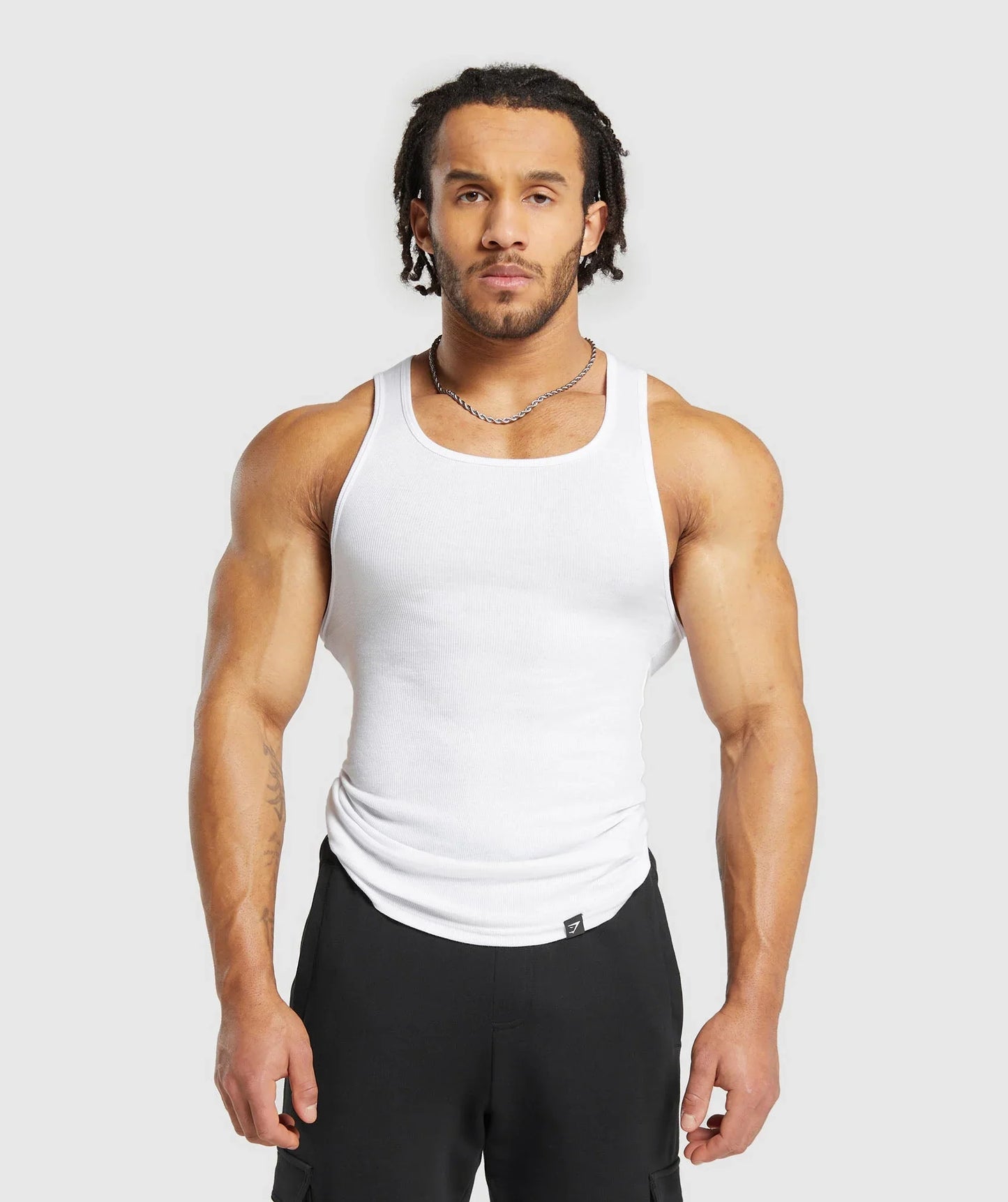 Ribbed Tank 3 Pack - White