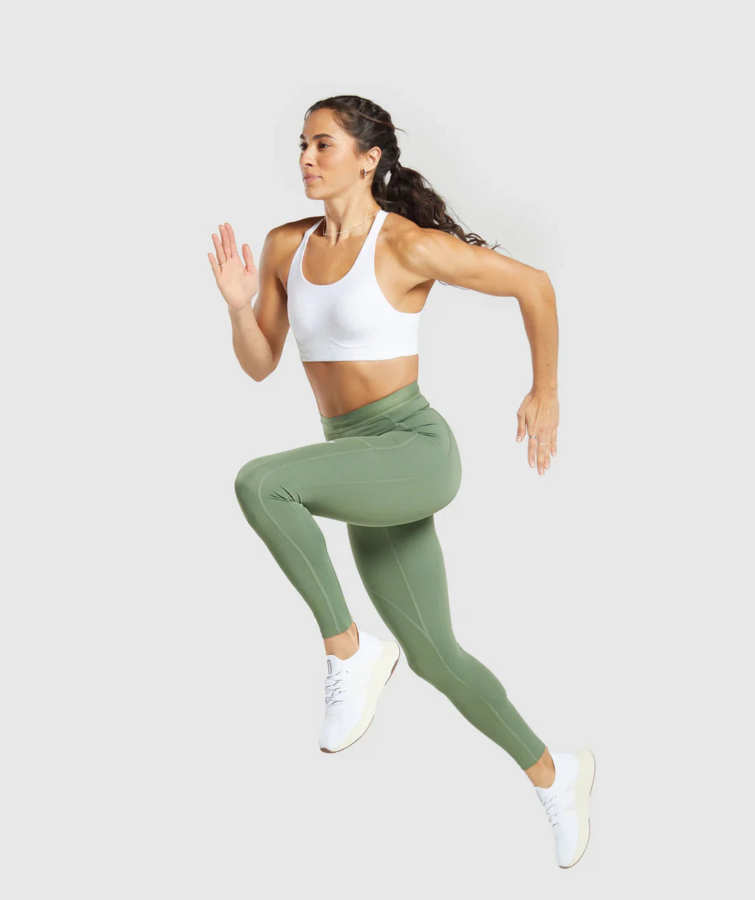 Running Leggings Force Green