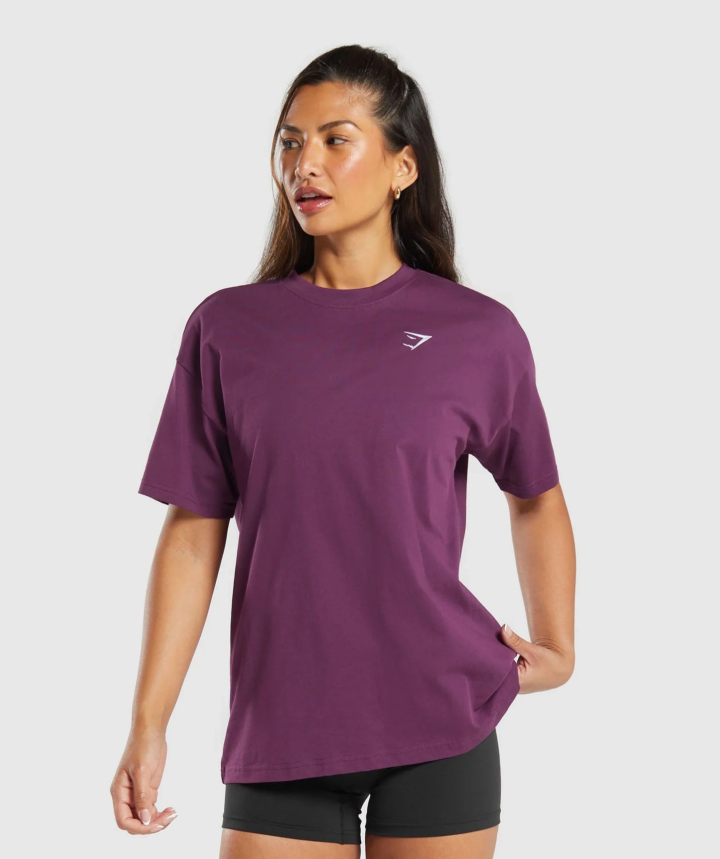 Training Oversized T-Shirt - Magenta Purple