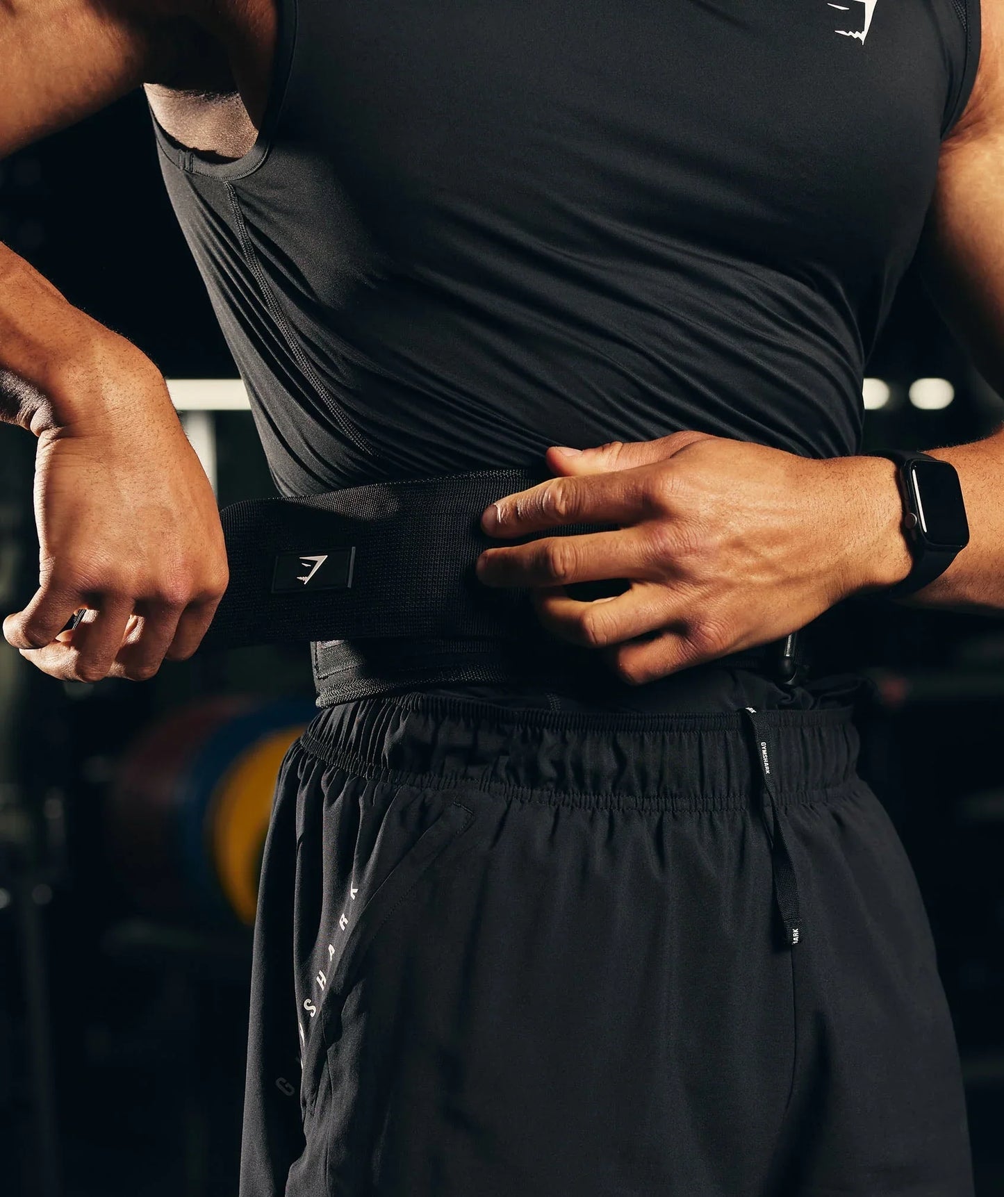 Velcro Weightlifting Belt - Black