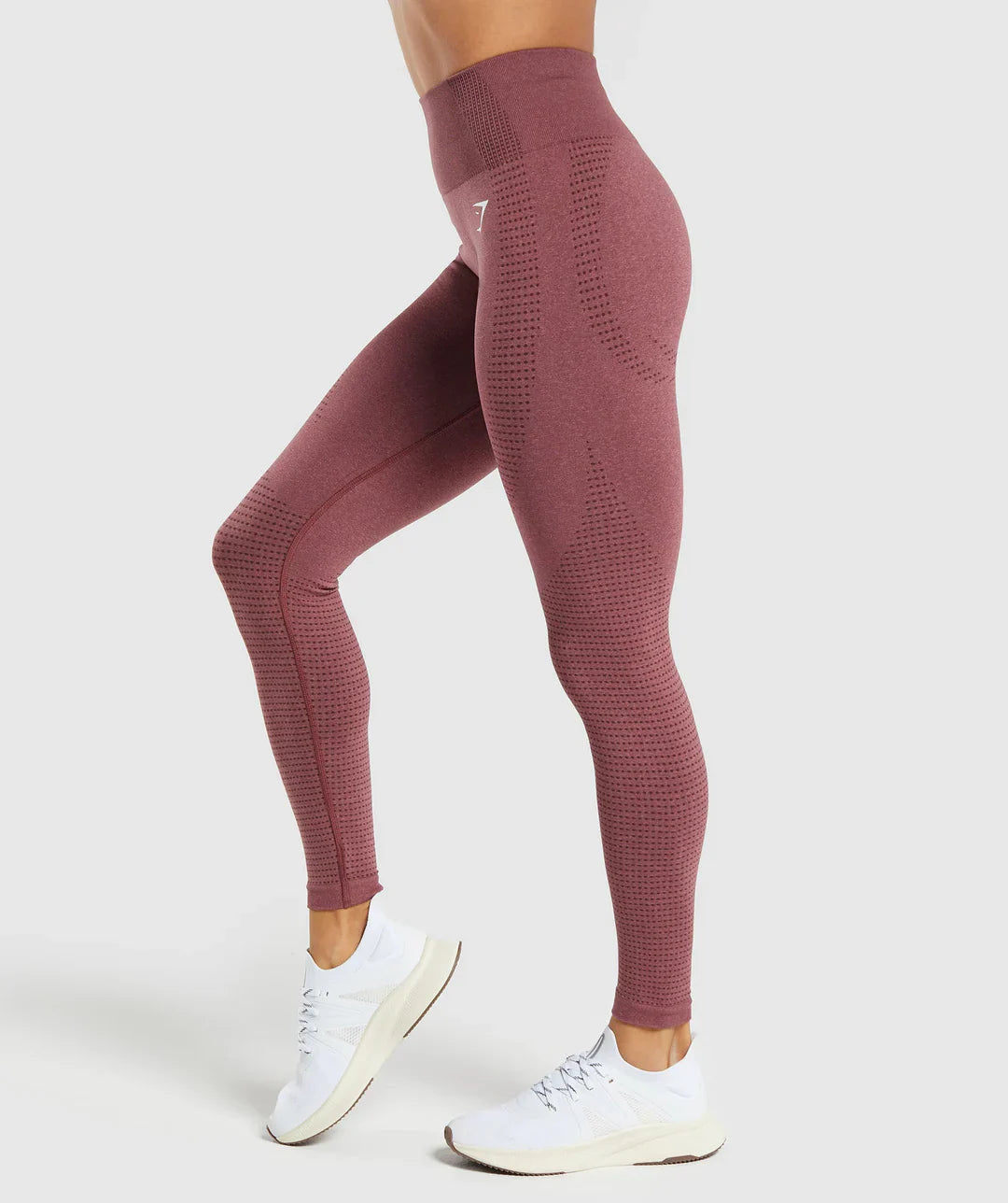 Vital Seamless Leggings Burgundy Pink /Marl